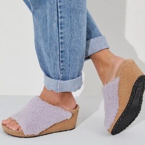 Papillio Lavenderand Tan Sandals 10